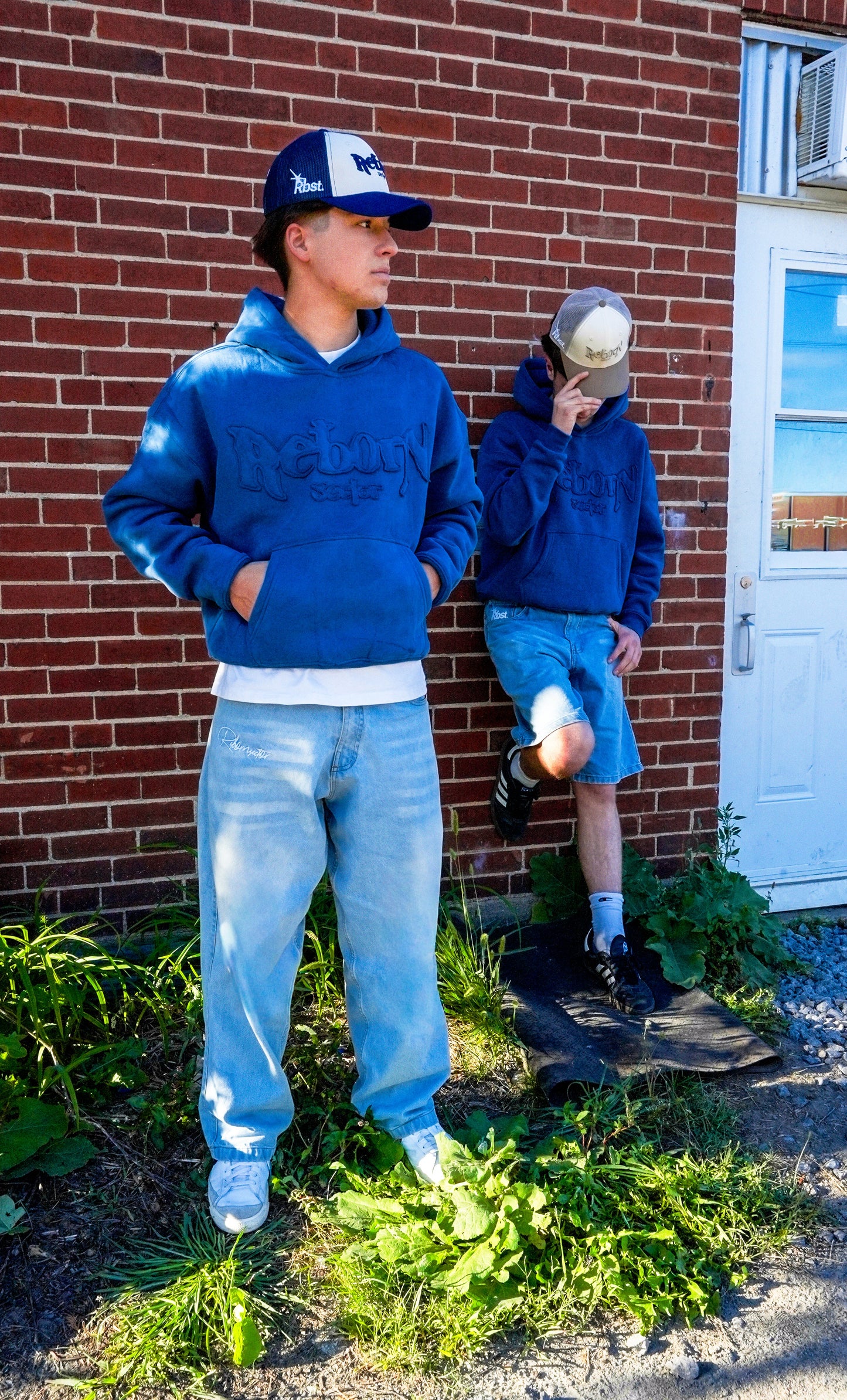 BLUE HOODIE Rebornsector