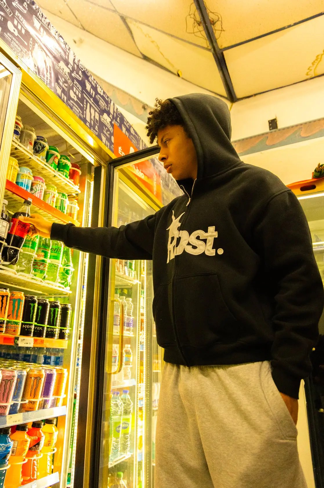 BLACK ZIP UP Rebornsector