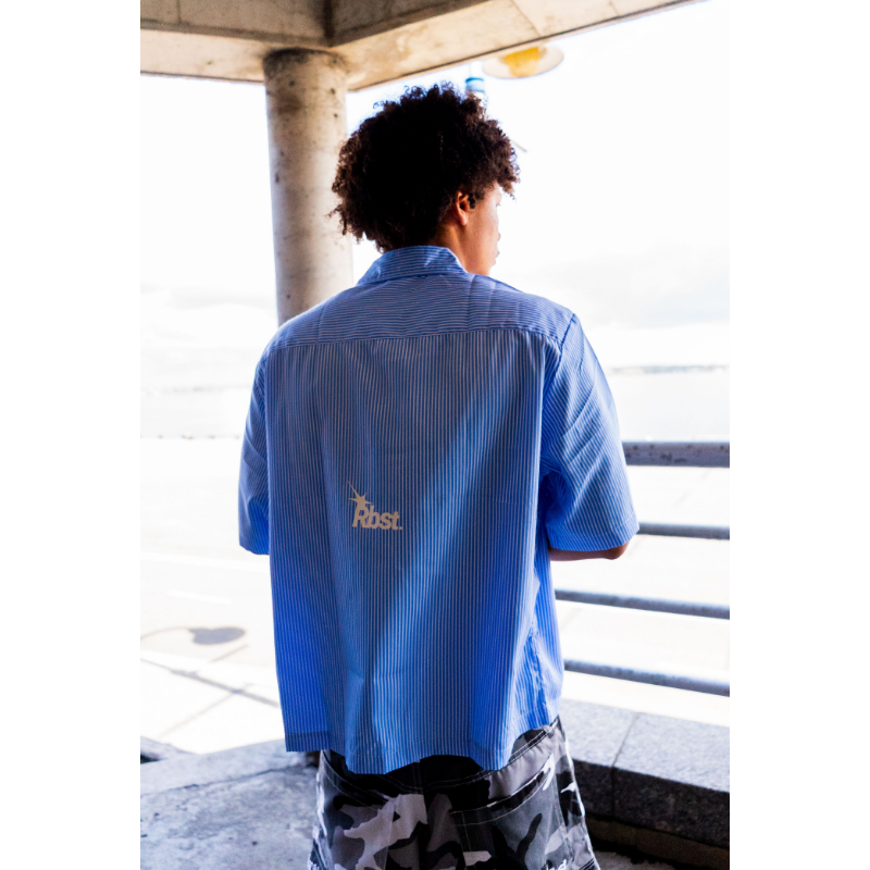 "RIVIERA" STRIPE SHIRT - BLUE