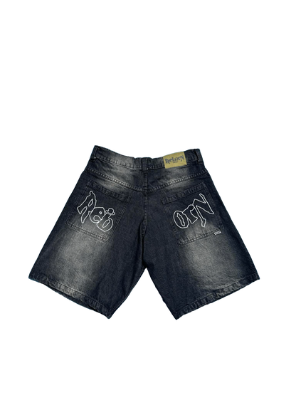 Grey denim Jorts