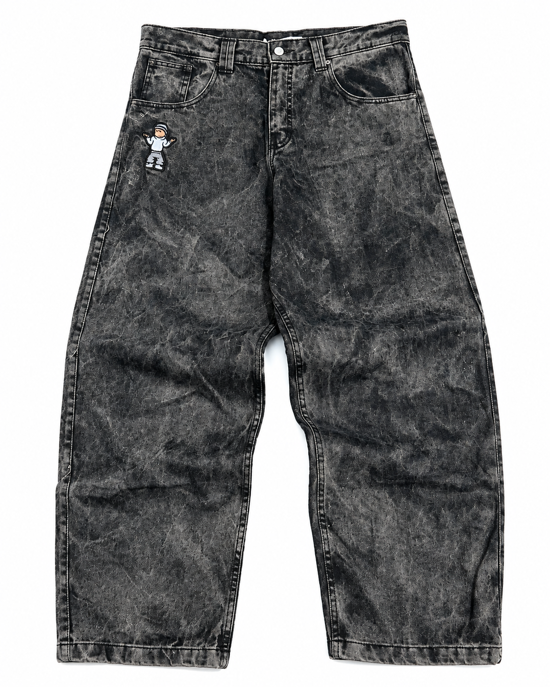 "ARCHIVE" DENIM PANTS - GRIS DÉLAVÉ