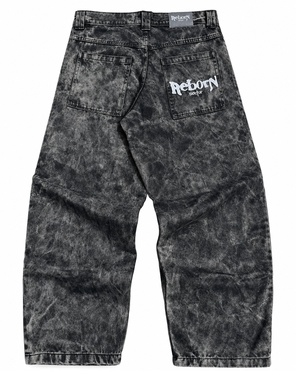 "ARCHIVE" DENIM PANTS - GRIS DÉLAVÉ