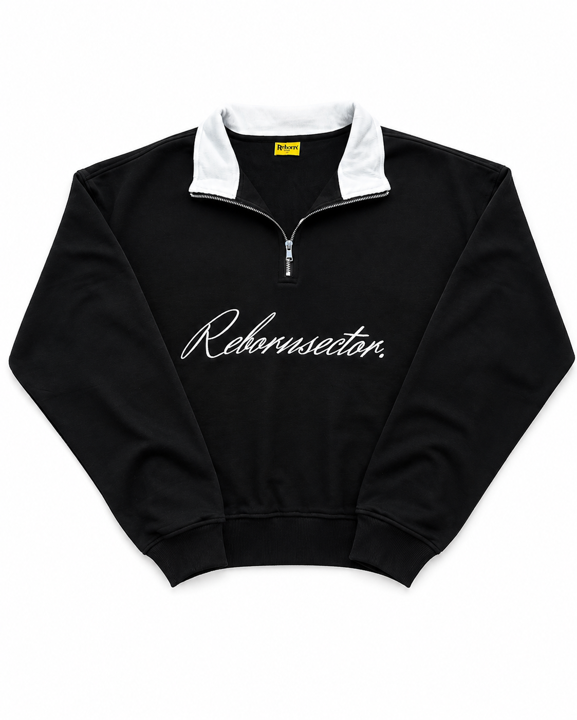 "ASCENT" QUARTER ZIP - BLACK