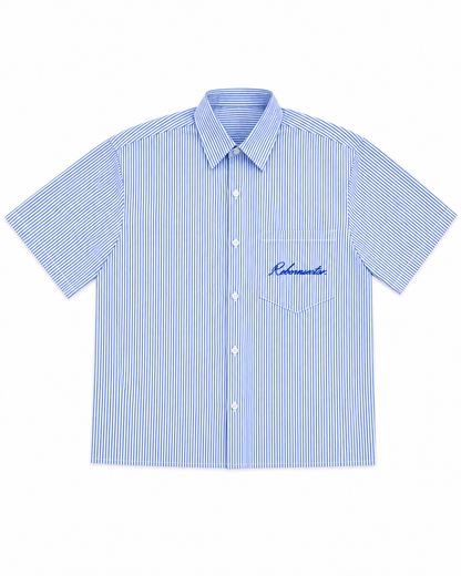 "RIVIERA" STRIPE SHIRT - BLUE