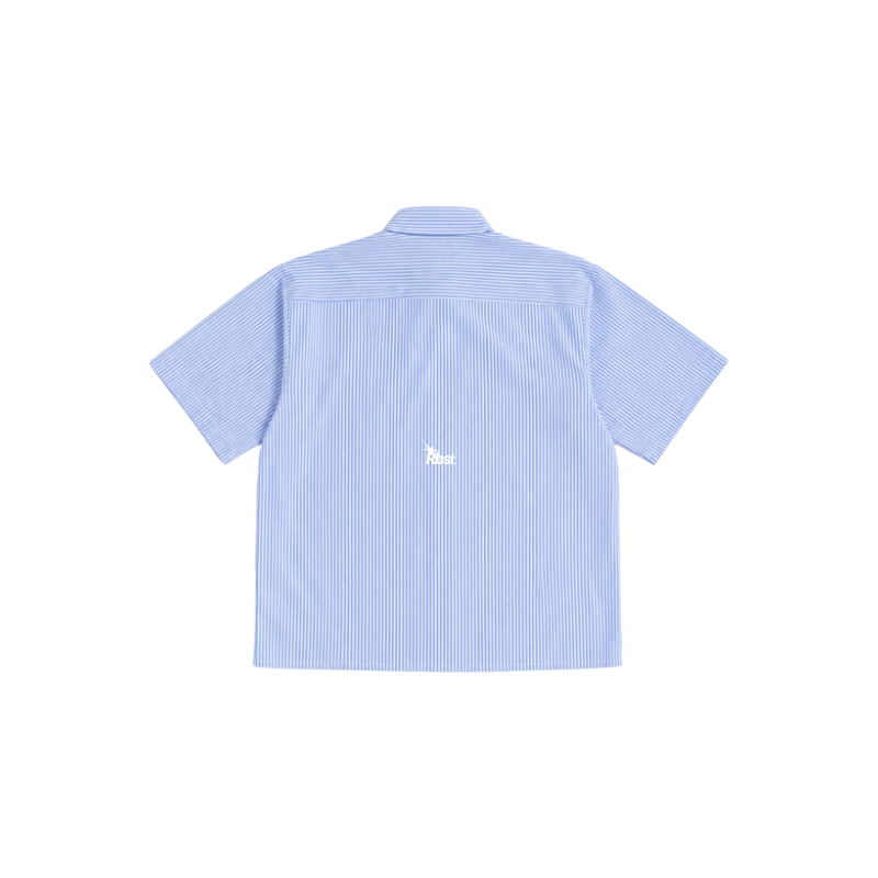 "RIVIERA" STRIPE SHIRT - BLEUE