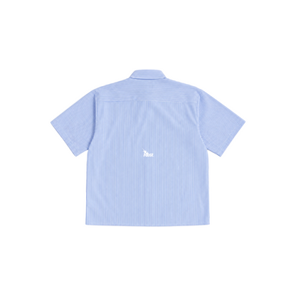 "RIVIERA" STRIPE SHIRT - BLEUE